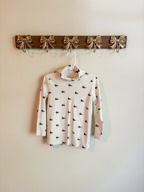 Mallard Duck Turtleneck Long Sleeve Shirt 5T Toddler